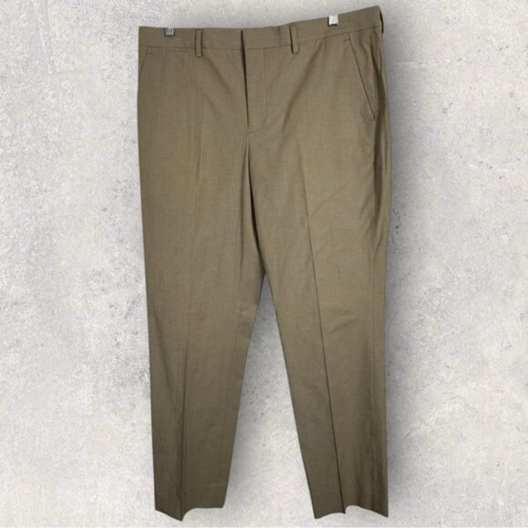Express Photographer Pants Beige Mens Size 34 Minimalist Trousers Stretch Pant - Picture 15 of 15